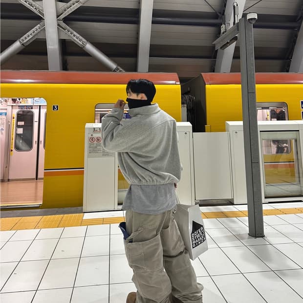 [배송지변경/2] 논노드 하프 집 플리스 클라우드 화이트