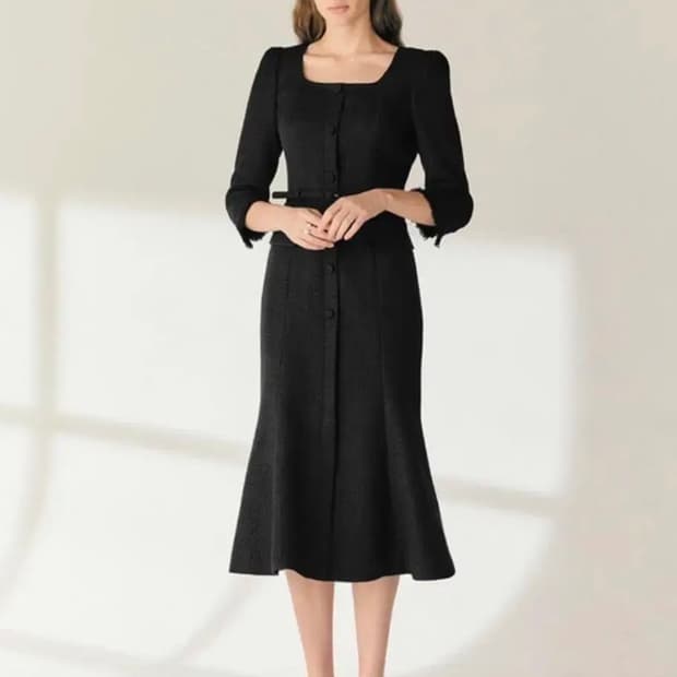 브라이드앤유 멜리사 원피스 블랙