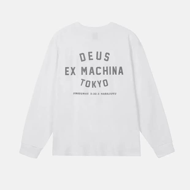 새상품) 데우스 엑스 마키나 도쿄 2XL 롱슬리브 화이트