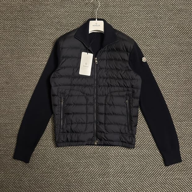 몽클레어 니트패딩 S 네이비