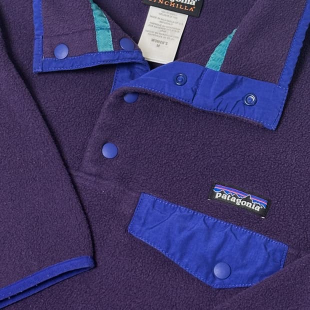 파타고니아 신칠라 퍼플 블루 M