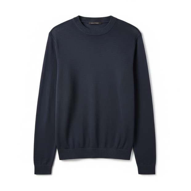 띠어리 시스루 니트 네이비 M