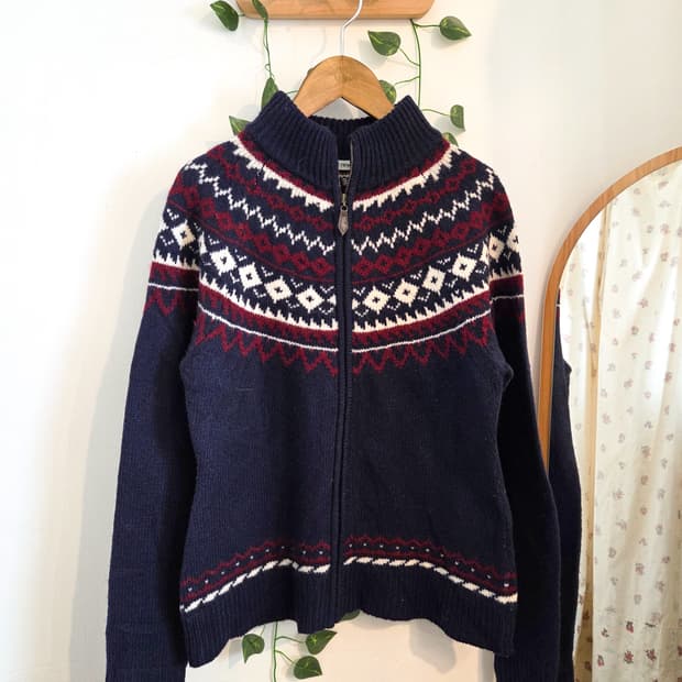 노르딕 집업 가디건