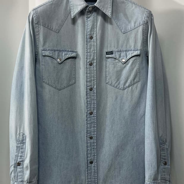 폴로 랄프로렌 인디언헤드 데님 콘초 사우스웨스턴 셔츠