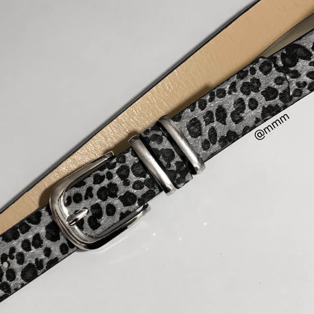 백호 레오파드 호피 송치 벨트🐆
