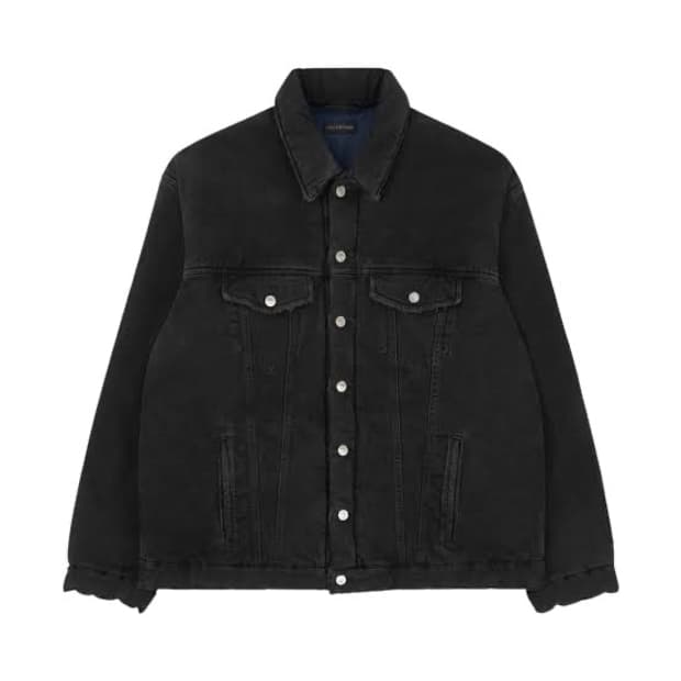 [46] 발렌시아가 재패니스 패디드 데님 자켓