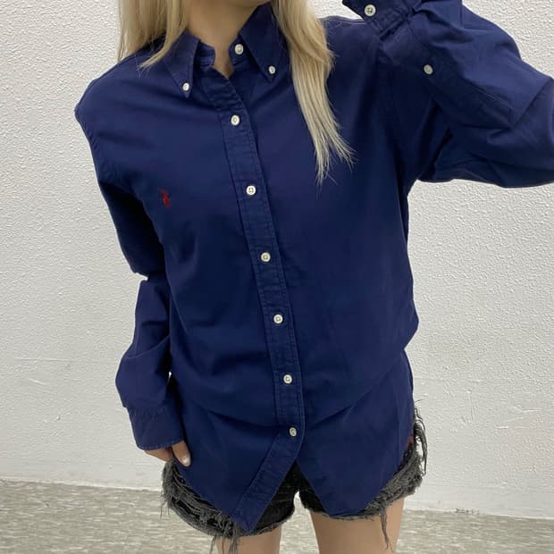 폴로 랄프로렌 레드포니 네이비 셔츠 S