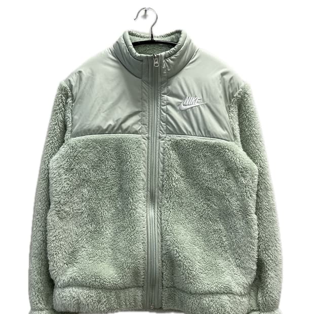 나이키 여성 스포츠웨어 플러시 재킷 그린