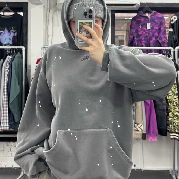 STD 페인팅 후드티