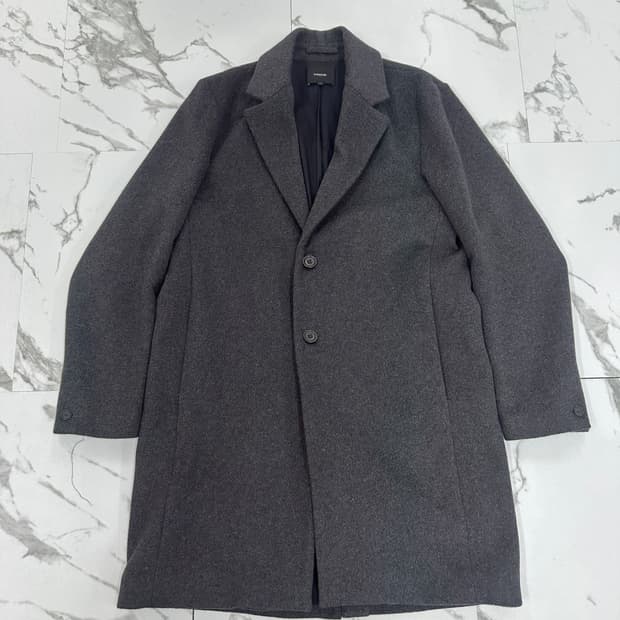 빈스 그레이 울 캐시미어 코트