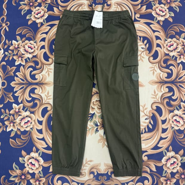 (3XL)버커루 BUCKAROO 코튼 카고 조거팬츠(올리브,새상품)