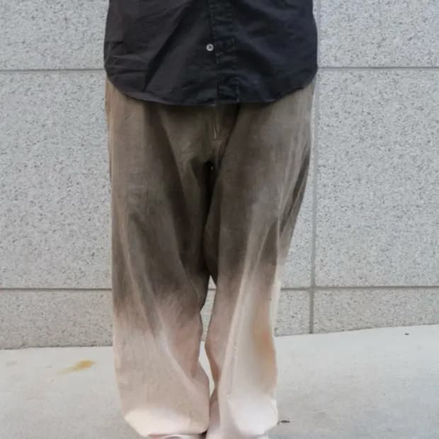 요코 사카모토 내추럴 다잉 트라우저 M