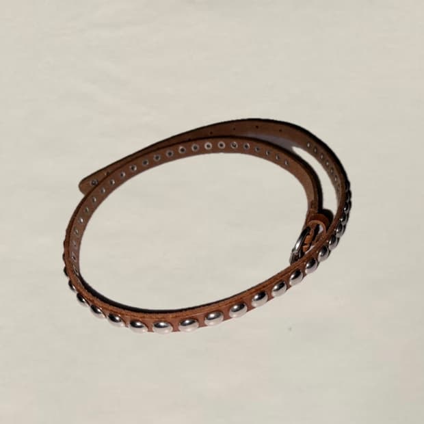 ꧁Silver circle belt꧂ 웨스턴 벨트