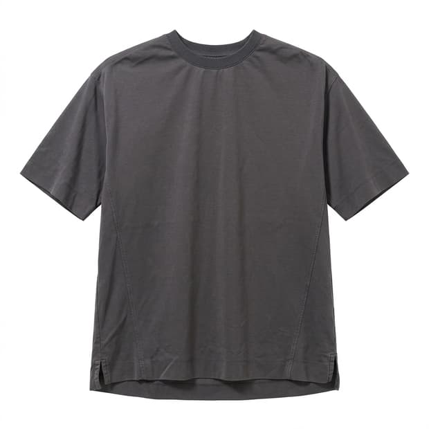 타임(TIME) 100 사이즈 그레이 반팔 티셔츠