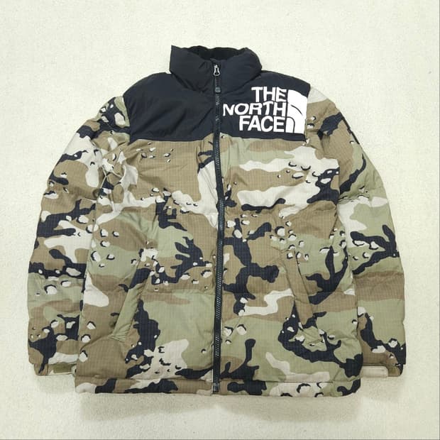 노스페이스 카모 노벨티 패딩 150 