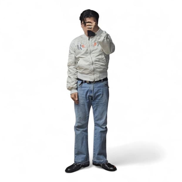 알파인더스트리 스카쟌 항공점퍼 M M0145