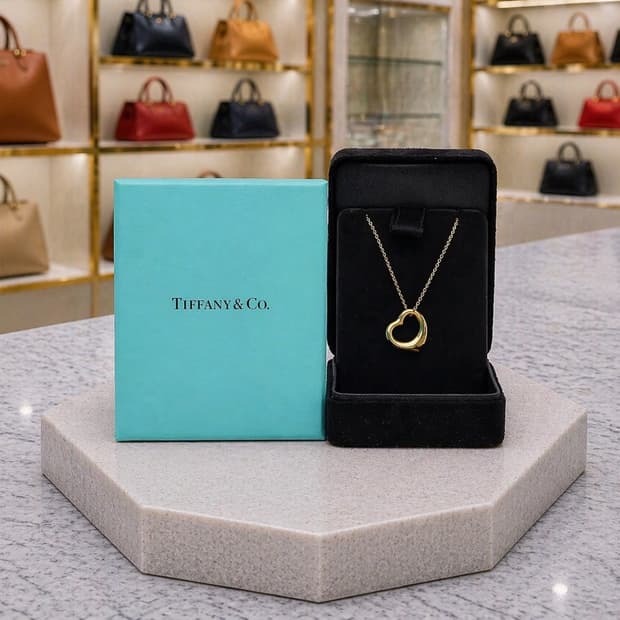 [A급] 티파니앤코 엘사 퍼레티 오픈 하트 펜던트 네크리스 판매합니다!!