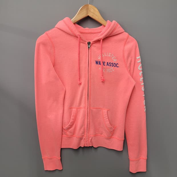 Hollister 홀리스터 후드집업 핑크