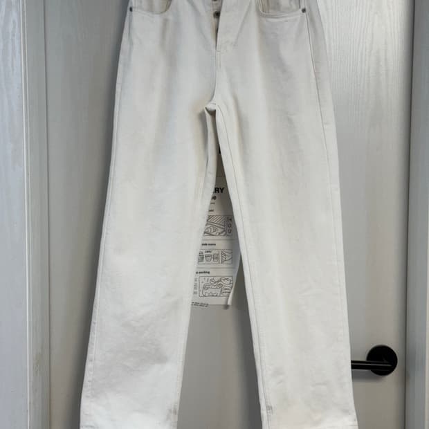 [M 사이즈] RYOO(알와이오오) White Washed Jeans