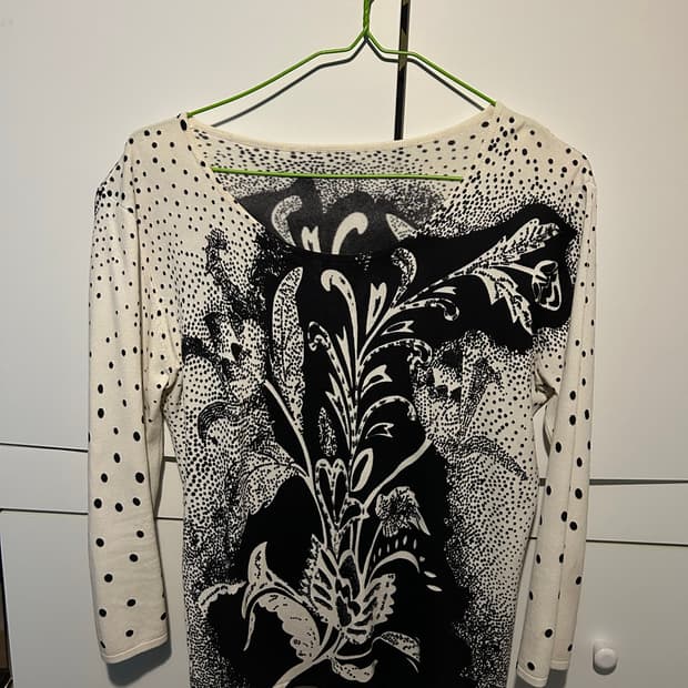 다크패턴 오리엔탈무드 빈티지 7부 티셔츠