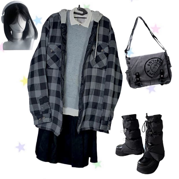 🍒키키의 <무채색은 패턴이 다양한게 예뻐> set🍒