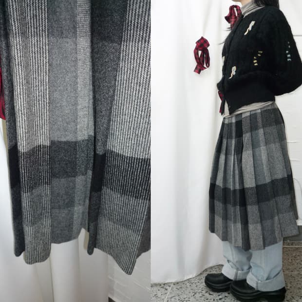 Ash grey Scottish skirt