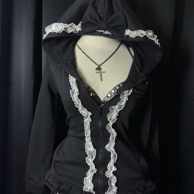 트랄라라 tralala 리본 후드집업 리즈리사 마즈 세실맥비