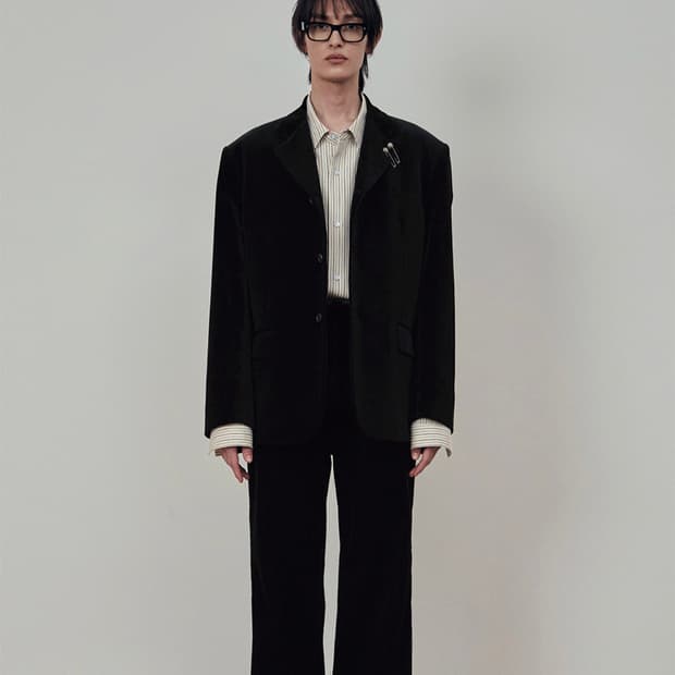 STU 벨벳 블레이저S