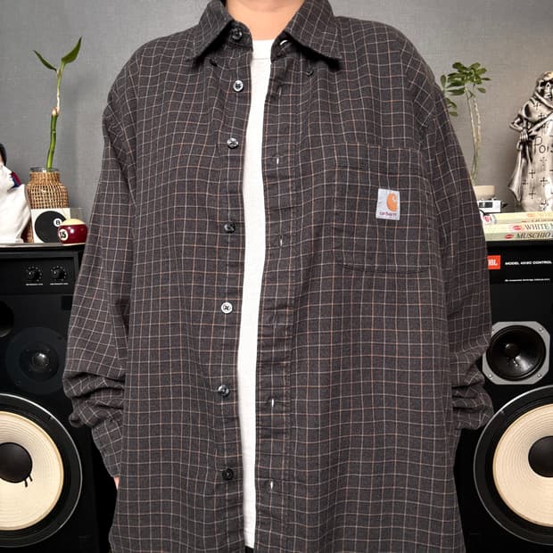 칼하트 체크셔츠