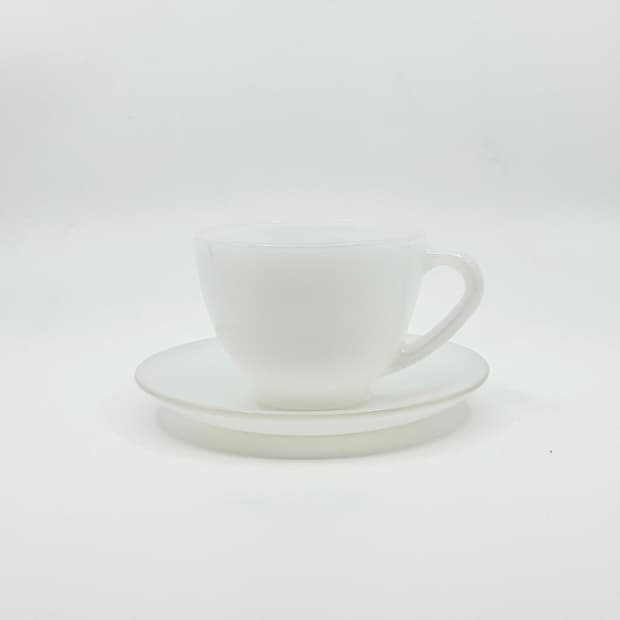 1980s Arcopal 컵&소서 2점 세트