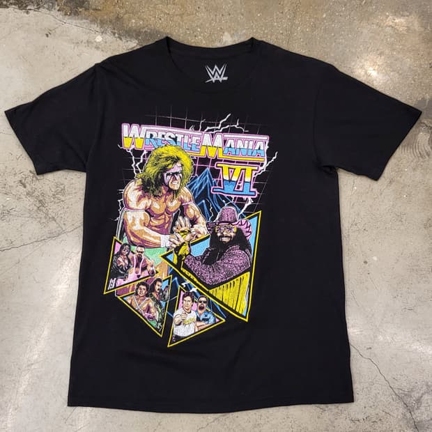 미국 빈티지 wwe 워리어 레슬링 반팔티 티셔츠