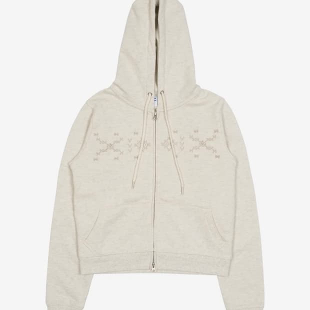 더콜디스트모먼트 노르딕 후드집업 M 오트밀