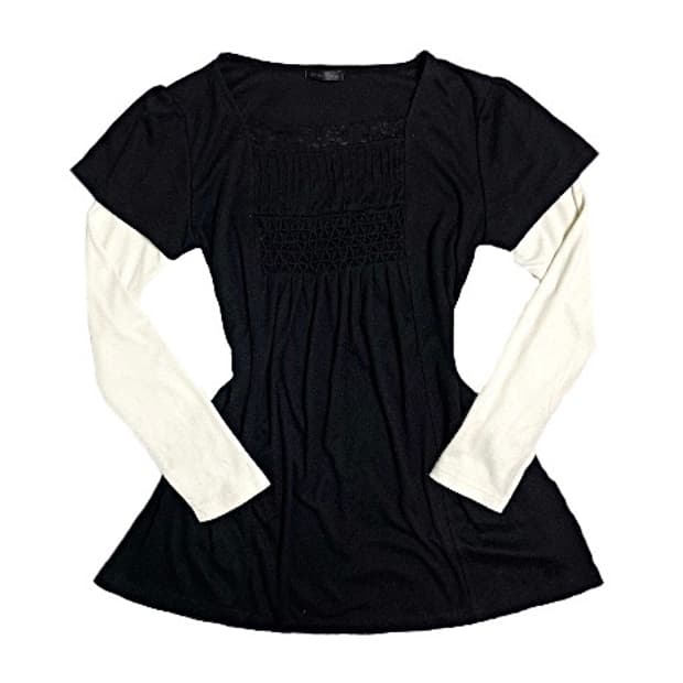 Associer 롱 슬리브 모리걸 갸루 펑크 y2k