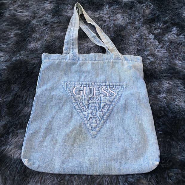 투티/A0 GUESS washed jeans 데님 usa 숄더백 에코백