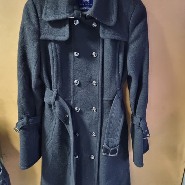 버버리 여성 모직 코트