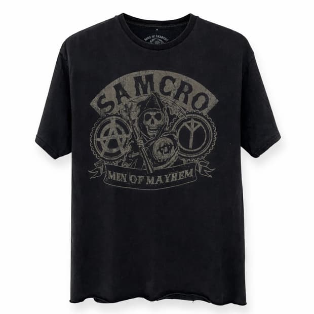 썬즈 오브 아나키 SAMCRO Men of Mayhem 빈티지 티셔츠