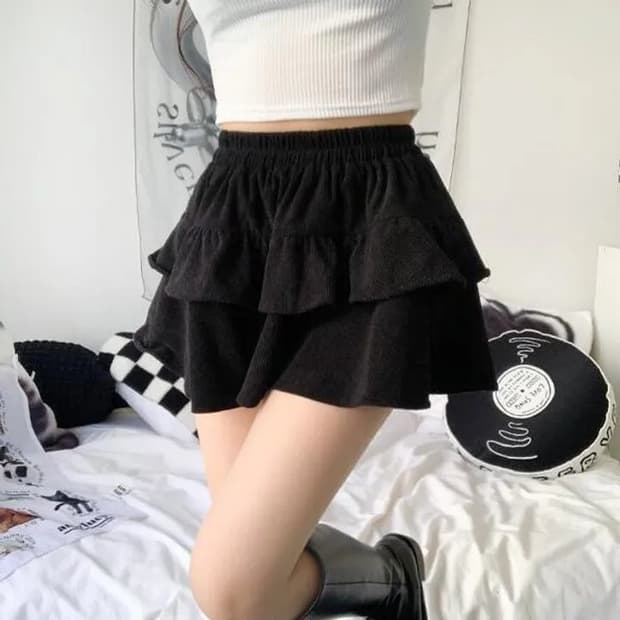골덴 캉캉스커트