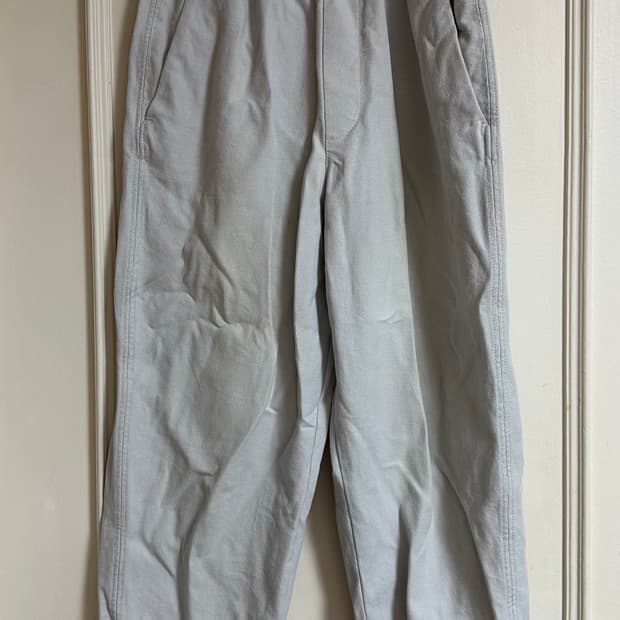 코스 아이보리 밴딩 팬츠