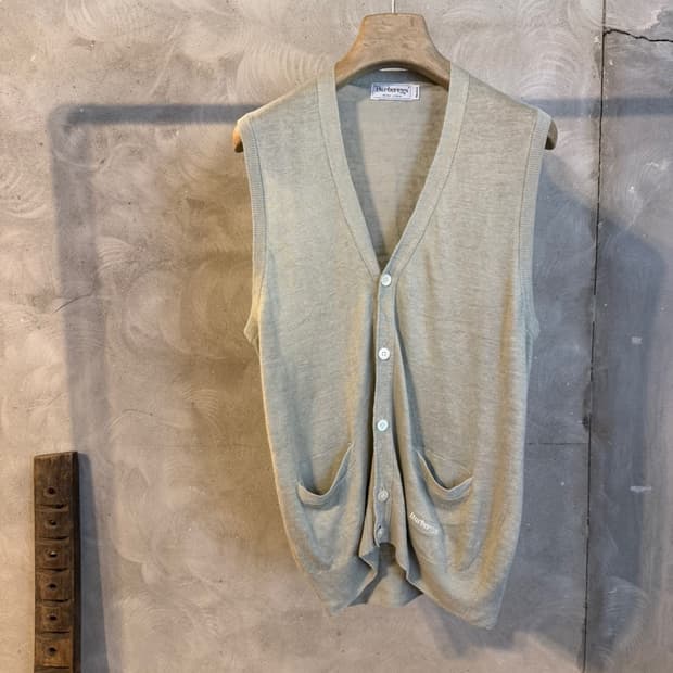 버버리 아이리시 리넨 베스트 100