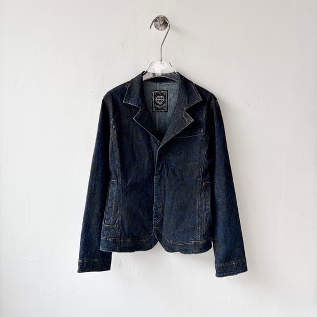 알곤 퀸즈 왁스 코팅 데님 자켓