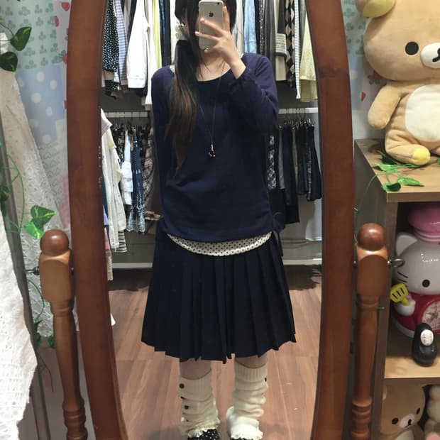  네이비 너드 모리 세트 🫐🐳