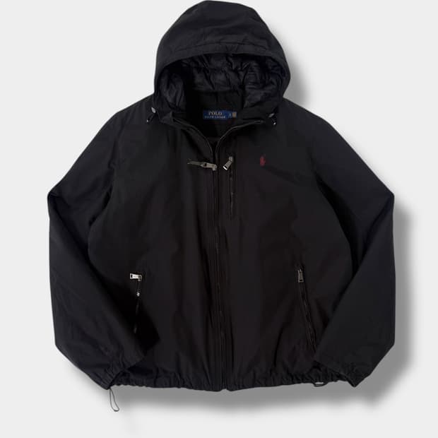 폴로 랄프로렌 루즈핏 후디드 다운 패딩 점퍼