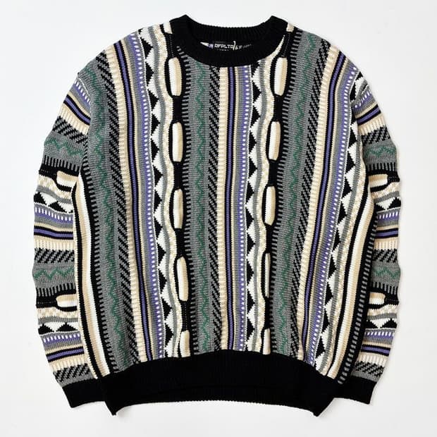 OFPLTO 올드스쿨 3D 케이블 니트 PN5137