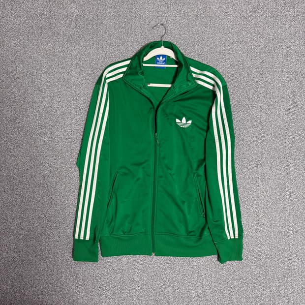 아디다스 파이어버드 져지 그린 M 해외사이즈 트랙탑 초록
