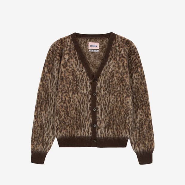 As if calie 애즈이프캘리 레오파드 가디건