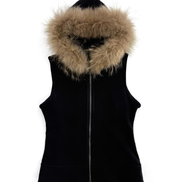 빈티지 Jet Label 퍼 후드집업 베스트