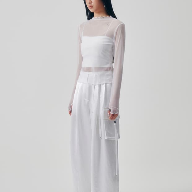 트리밍버드 Mesh Finger Hole Long Sleeves