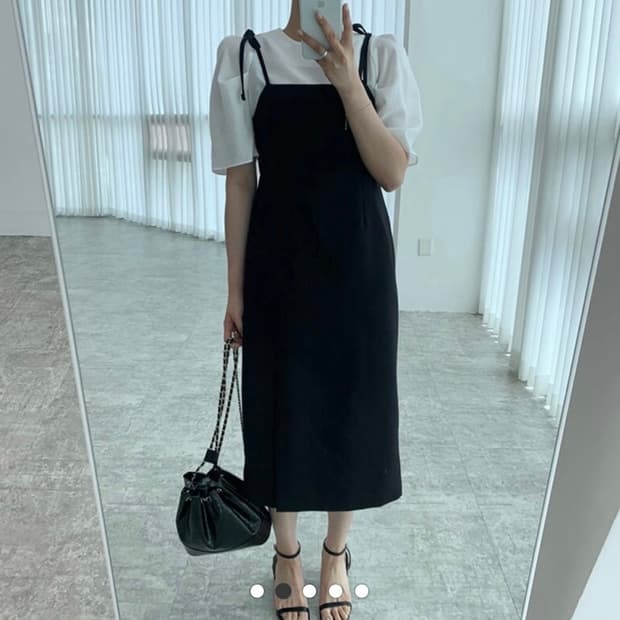 블랙 롱원피스