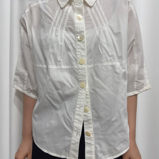 respighi pintuck shirt