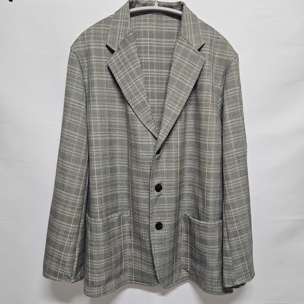 라퍼지스토어 체크 블레이저 자켓 M